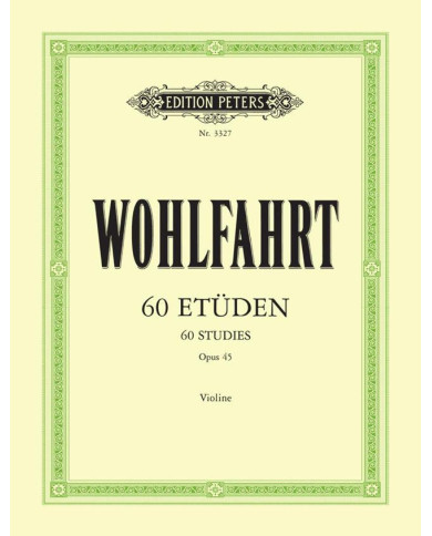 60 Studies Op. 45 WOHLFAHRT FRANZ