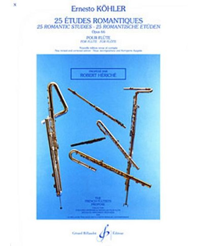25 Etudes Romantiques Op. 66 KOHLER ERNESTO