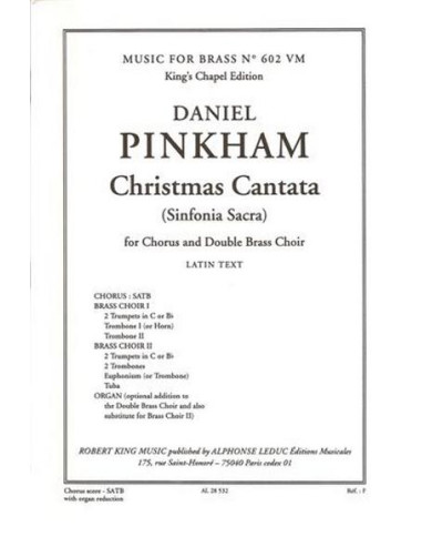 Christmas Cantata PINKHAM DANIEL
