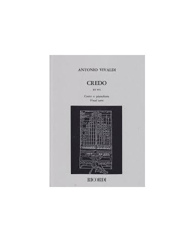 Credo Per Coro A 4 Voci Miste E Orch. Rv 591 VIVALDI ANTONIO