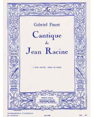 Cantique De Jean Racine Op. 11 FAURE GABRIEL