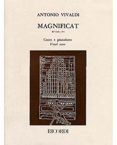 Magnificat. Cantico Per Soli, 2 Cori A 4 Voci Miste E 2 Orchestre – Rv 610A-611 (Malipiero) VIVALDI ANTONIO