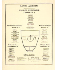 Solfège Rythmique Vol.1 AGOSTINI DANTE