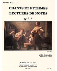 Chants Et Rythmes Cycle 1 – 3ème Annee Cy017 CALLIER YVES