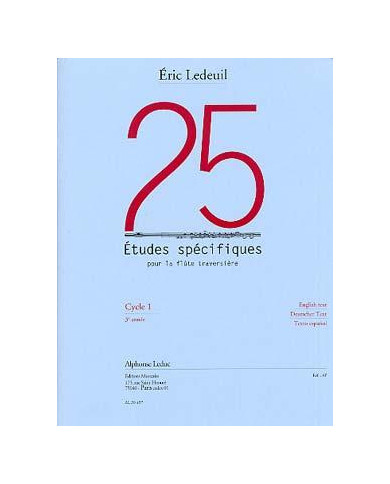 25 Etudes Spécifiques LEDEUIL ERIC