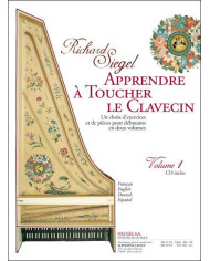 Apprendre A Toucher Le Clavecin Vol.1 SIEGEL RICHARD