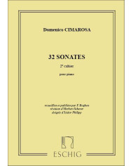 32 Sonates, Recueillies Et Publiees Par F. Boghen Et Revues Par H. Scherer CIMAROSA DOMENICO