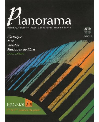 Pianorama Vol.1B BORDIER DOMINIQUE / DUFLOT-VEREZ RAOUL / LECLERC M