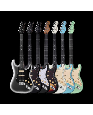 MOOER MSC10 PRO SURF GREEN - Guitare électrique