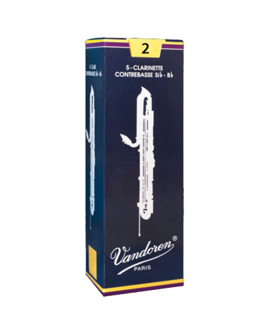 VANDOREN CR152 - 5 ANCHES CLARINETTE CONTREBASSE TRADITIONNELLE SIB 2