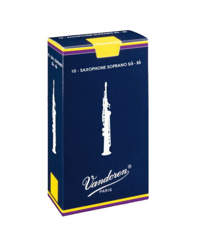 VANDOREN SR203 - 10 ANCHES SAXOPHONE SOPRANO TRADITIONNELLE SIB 3
